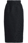 DOLCE & GABBANA WOMAN CLOQUÉ PENCIL SKIRT BLACK,GB 14693524283518657