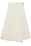 A.W.A.K.E. A.W.A.K.E. WOMAN MIDI SKIRT IVORY,3074457345618914218