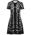 KENZO CHEONGSAM FLOWER JACQUARD DRESS,P00332569