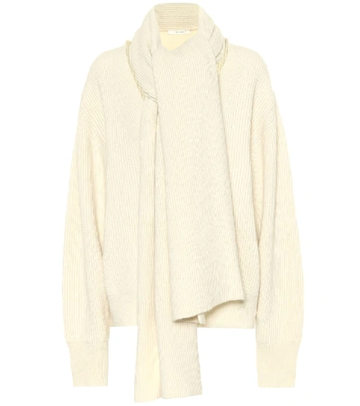 The Row Scarletta Oversized Cashmere Cardigan In Ivory