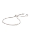 Kendra Scott Ott Cubic Zirconia Bar Bracelet In Silver