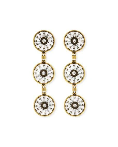 Auden Orlando Triple Drop Earrings In Gold