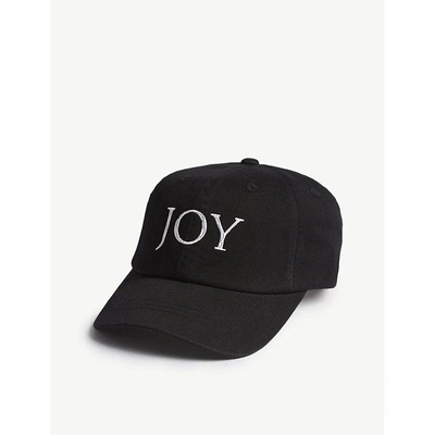 Misbhv Joy Cotton Strapback Cap In Black