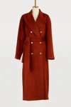 ACNE STUDIOS Mohair and wool robe,A90021-ABY0/RUST ORANGE