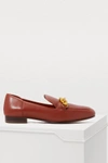 Tory Burch Jessa Horse Hardware Loafer In Dark Sienne