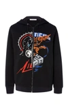 GIVENCHY Embroidered Cotton Hoodie,BM70FQ306C