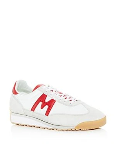 Karhu Men's Championair Lace-up Trainers In Bright White / Racing Red
