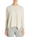 EILEEN FISHER HIGH LOW HEM SWEATER,F8JHW-W4043M