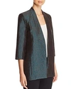 EILEEN FISHER TEXTURED SHAWL COLLAR JACKET,F8YUE-J4884M