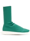 RICK OWENS DRKSHDW MID-CALF SOCK TRAINERS