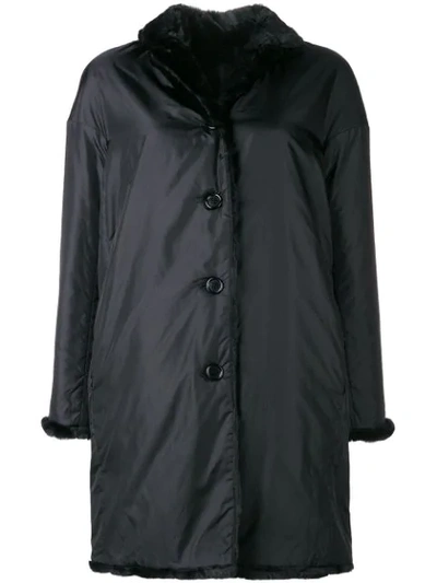Aspesi Mid-length Raincoat - 黑色 In Black