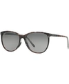Maui Jim Ocean 57mm Polarizedplus2 Sunglasses In Grey Tortoise/grey Gradient Polar