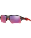 Oakley Flak 2.0 Xl Prizm Golf Sunglasses, Oo9188 In Matte Grey/smoke