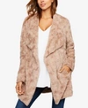 BB DAKOTA MATERNITY FAUX-FUR JACKET