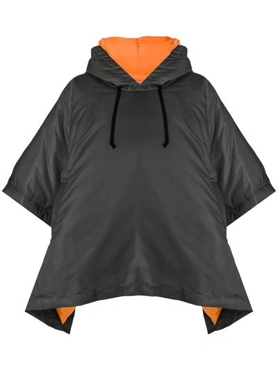 Comme Des Garçons Comme Des Garçons Short-sleeve Hooded Jacket - 黑色 In Black Orange