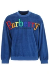 BURBERRY BURBERRY LOGO EMBROIDERED SWEATER