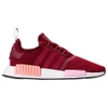 ADIDAS ORIGINALS WOMEN'S NMD R1 CASUAL SHOES, RED,2400553