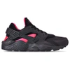 Nike Men's Air Huarache Run Running Sneakers From Finish Line In Black