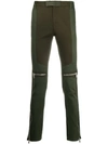 Givenchy Slim-fit Biker Trousers In Green
