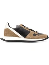 RICK OWENS PANELLED LOW-TOP SNEAKERS