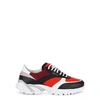 AXEL ARIGATO TECH RUNNER MESH AND LEATHER TRAINERS