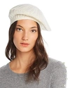 C BY BLOOMINGDALE'S C BY BLOOMINGDALE'S RIB-KNIT CASHMERE BERET - 100% EXCLUSIVE,492485