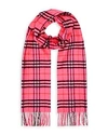 Burberry The Classic Vintage Check Cashmere Scarf In Bright Pink