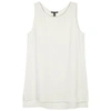 EILEEN FISHER EILEEN FISHER SYSTEM IVORY SILK CREPE TOP,1999970