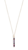 JANE TAYLOR 14K VERTICAL ARROW NECKLACE