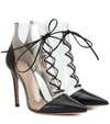 GIANVITO ROSSI ICON PVC ANKLE BOOTS,P00343881