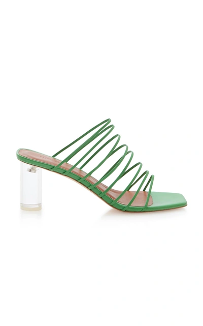 Rejina Pyo Zoe Leather Sandals In Green