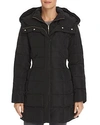 COLE HAAN ZIP-FRONT PUFFER COAT,356SD931