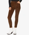 Sanctuary Social Affair Corduroy Skinny Jeans In Leopard In Leopard