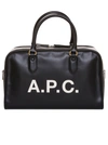 Apc Sac Sylvie Faux Leather Satchel - Black In Nero
