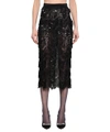 ALESSANDRA RICH LACE EMBROIDERED SKIRT,10713609