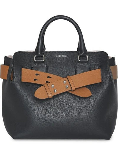 Burberry The Small Leather Triple Stud Belt Bag In Black 2