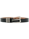Givenchy Western Buckle Belt In Black