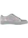 LANVIN LANVIN CAP-TOE SNEAKERS - GREY