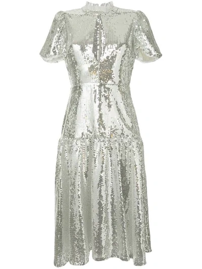 Macgraw Ziggy Sequinned Dress In Metallic