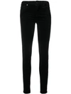 7 FOR ALL MANKIND 7 FOR ALL MANKIND MID-RISE SKINNY JEANS - 黑色