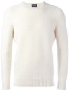 Drumohr Crew Neck Jumper In White