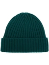 N.PEAL RIBBED BEANIE