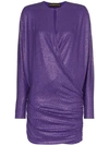 ALEXANDRE VAUTHIER CRYSTAL EMBELLISHED MINI DRESS