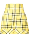 SARA BATTAGLIA CHECKED TAILORED SHORTS