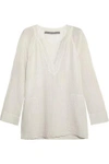 RAQUEL ALLEGRA RAQUEL ALLEGRA WOMAN COTTON-GAUZE TOP OFF-WHITE,3074457345619210173