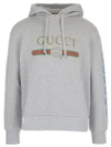 GUCCI GUCCI DRAGON EMBROIDERED HOODIE
