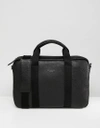 TED BAKER TED BAKER IMPORTA DOCUMENT BAG IN LEATHER-BLACK,IMPORTA