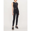 MONCLER BELTED SHELL JUMPSUIT