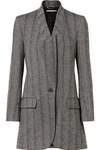 STELLA MCCARTNEY BRYCE HERRINGBONE WOOL-BLEND COAT