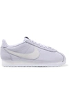 NIKE CLASSIC CORTEZ LEATHER AND SUEDE SNEAKERS